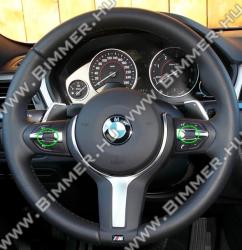 BMW F10 F15 F20 F30 M kormány tekerő gombok beszereléssel