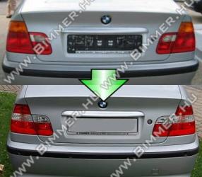 BMW E46 limo facelift optik hátsó lámpa